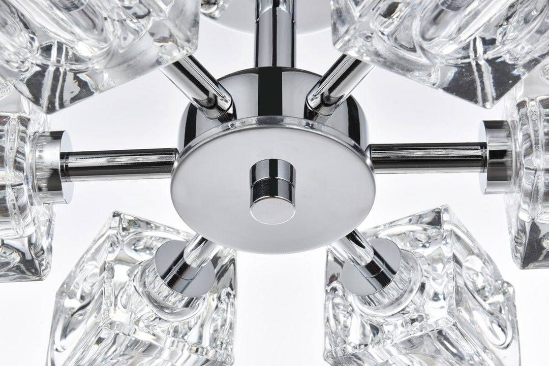 14 Inch Flush Mount In Chrome