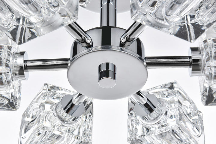 14 Inch Flush Mount In Chrome