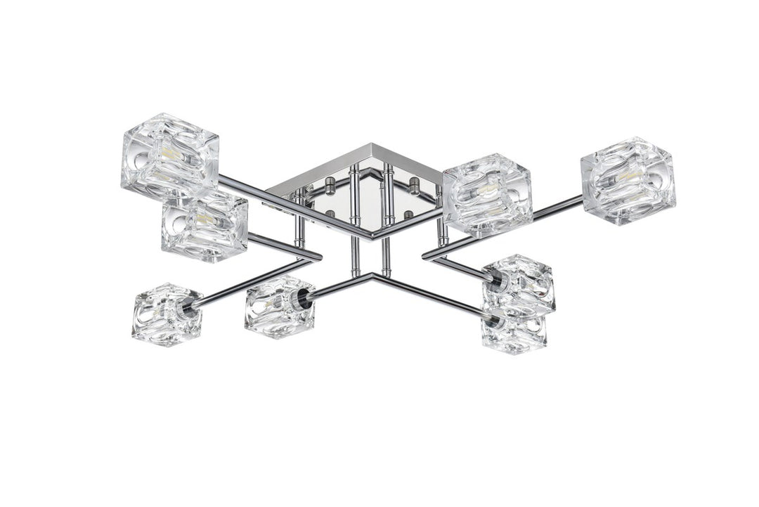 32 Inch Flush Mount In Chrome