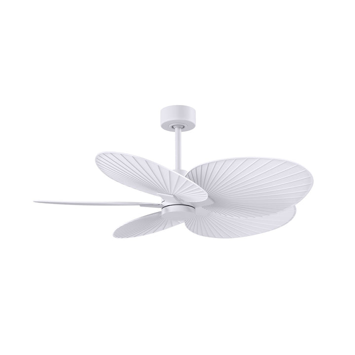 5-Blade Ceiling Fan In Matte White And Matte White Blades by Matthews Fan Company