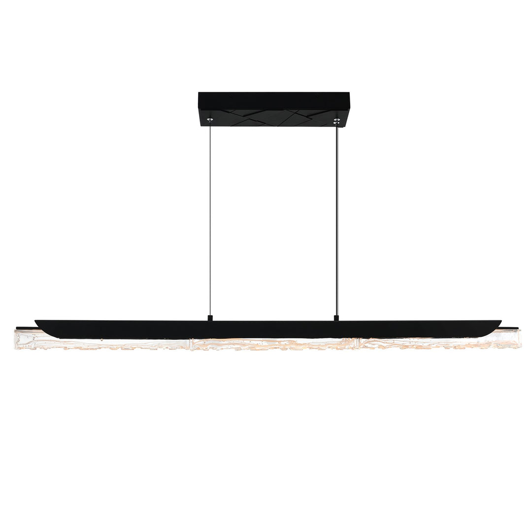 Integrated Led Black Chandelier by CWI Lighting
