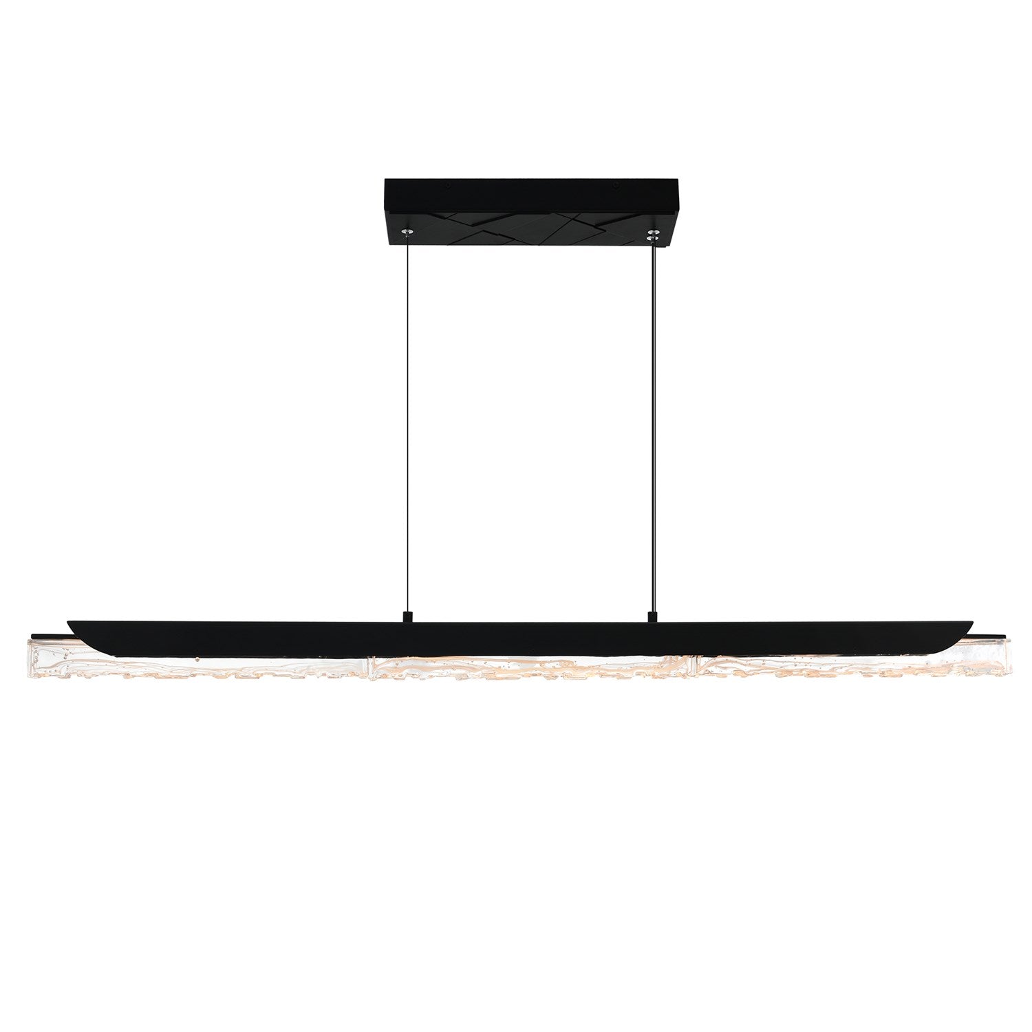 Integrated Led Black Chandelier by CWI Lighting