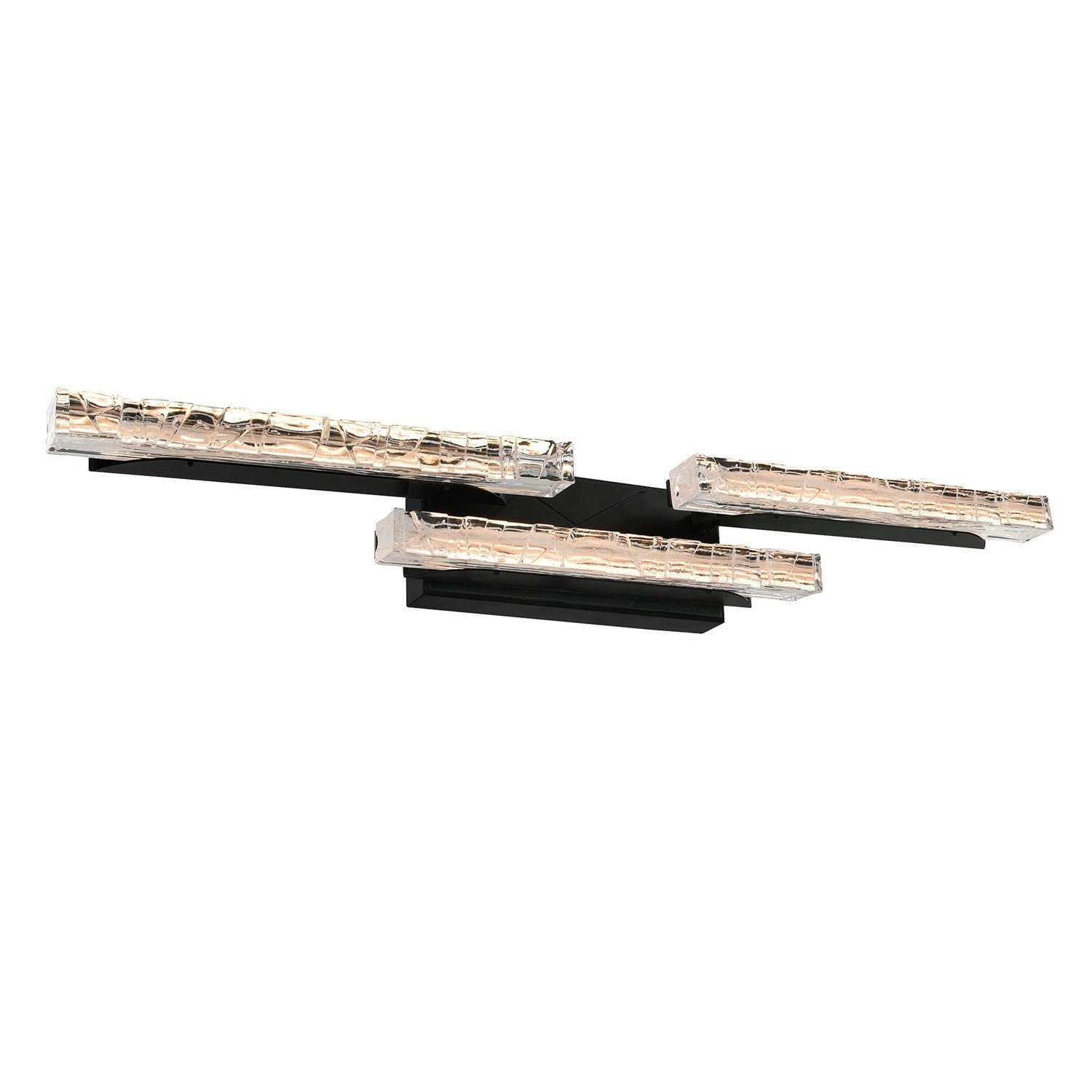 Integrated Led Black Vanity Light by CWI Lighting