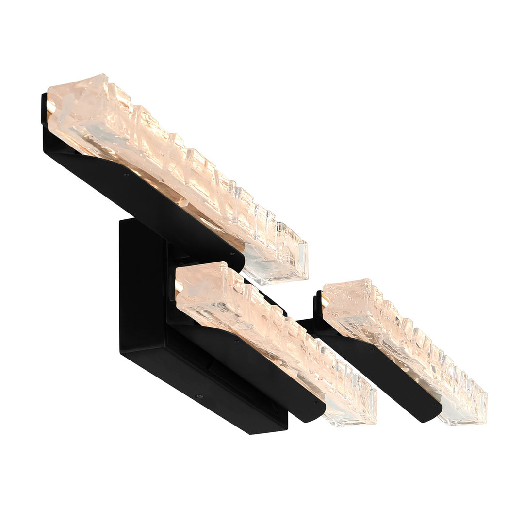 Integrated Led Black Vanity Light