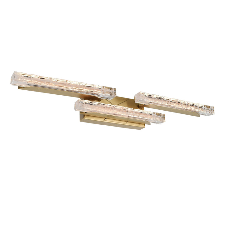 Integrated Led Brass Vanity Light by CWI Lighting
