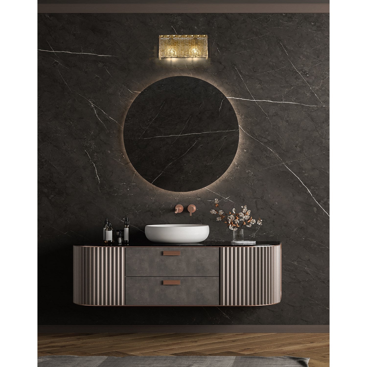 2 Light Vanity