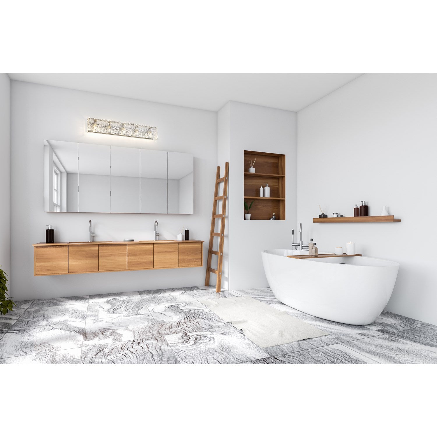 5 Light Vanity