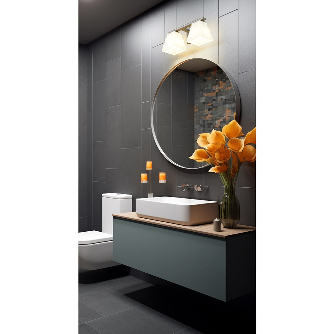 2 Light Vanity