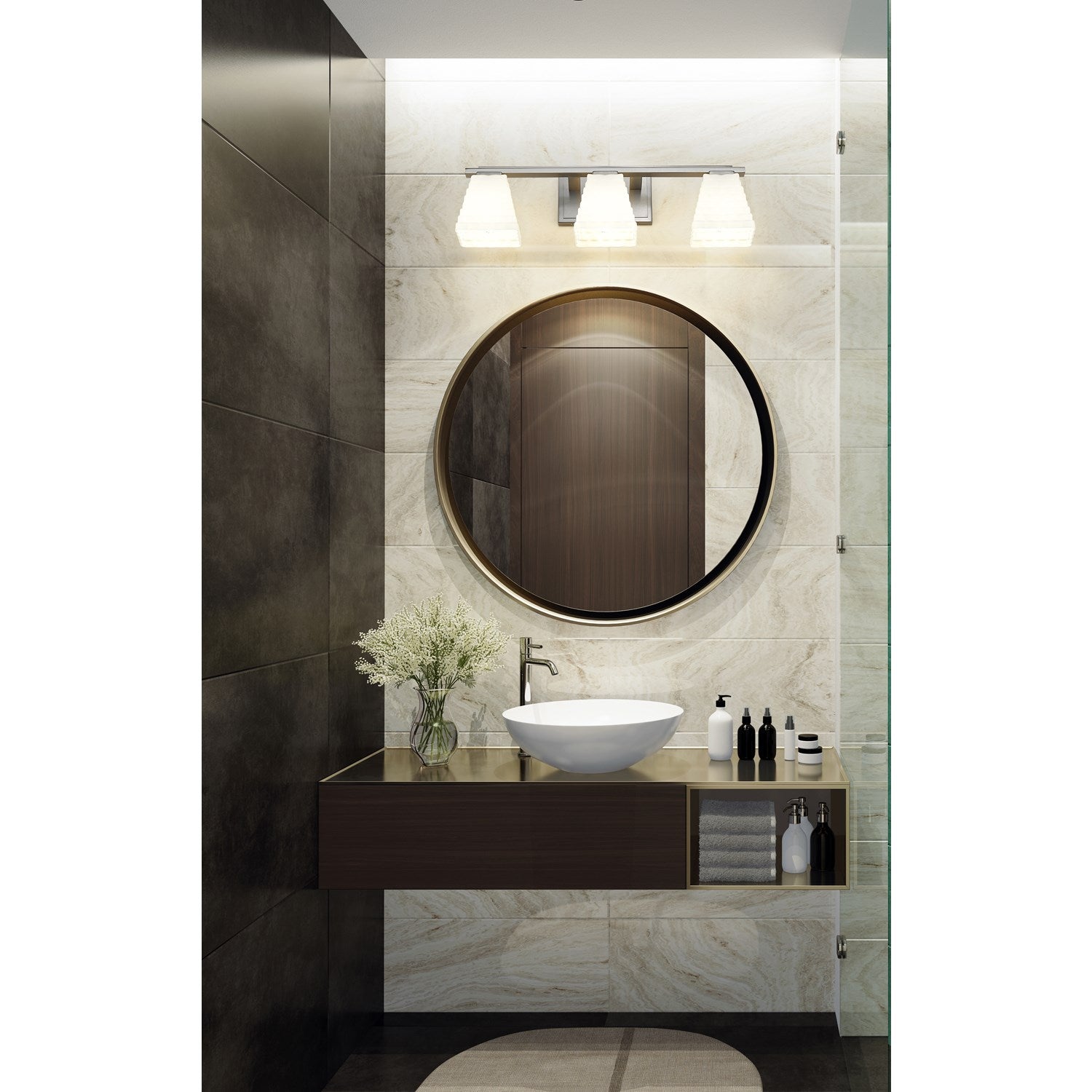 3 Light Vanity