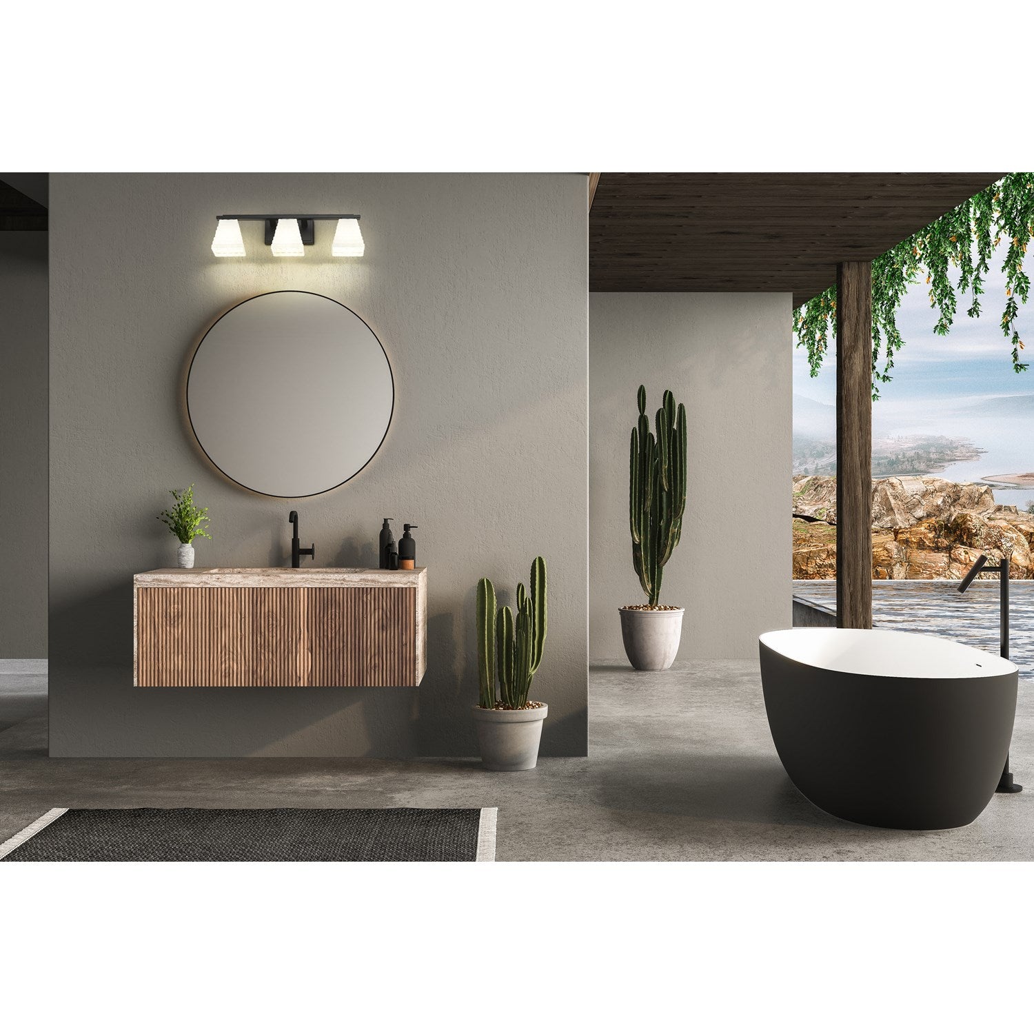 3 Light Vanity