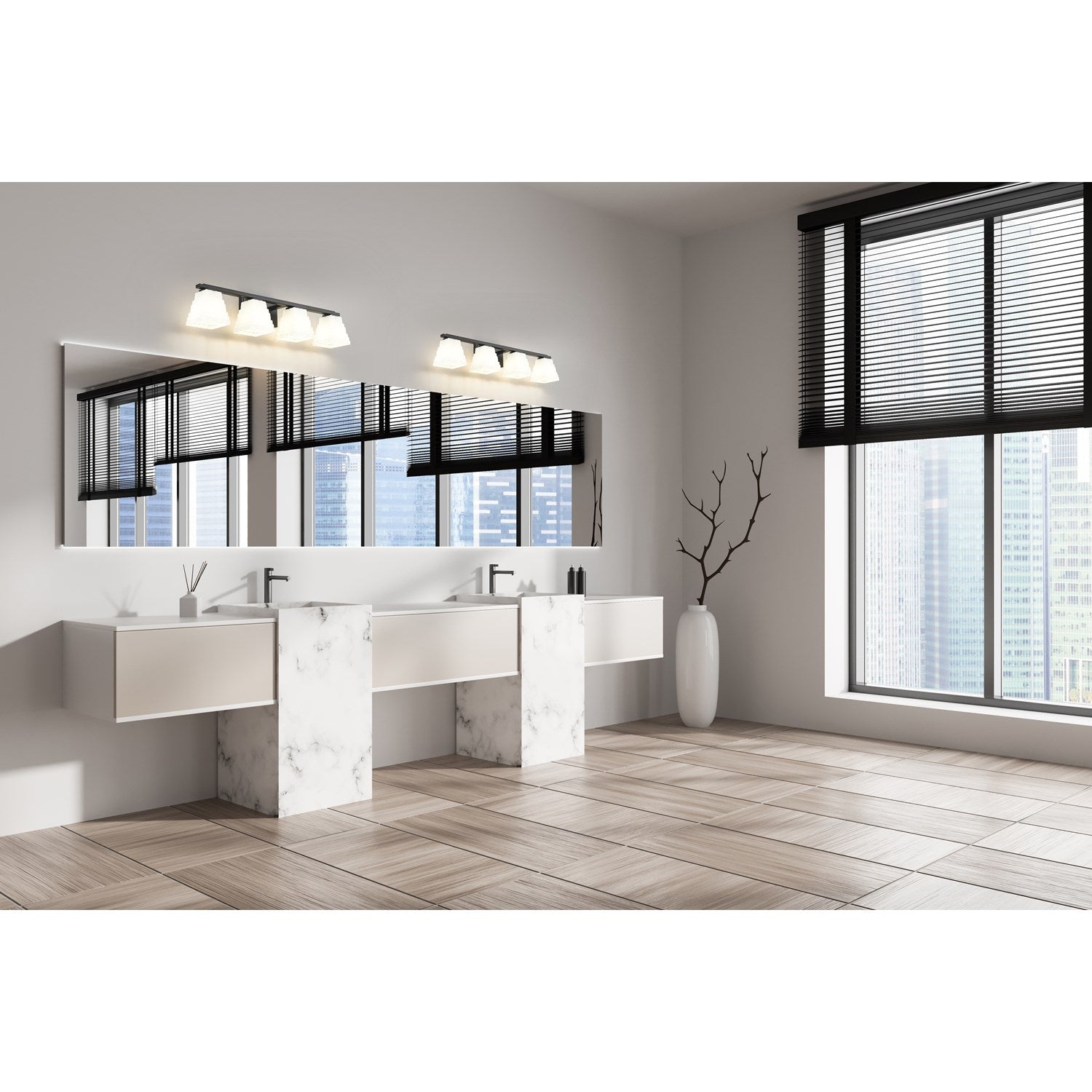 4 Light Vanity