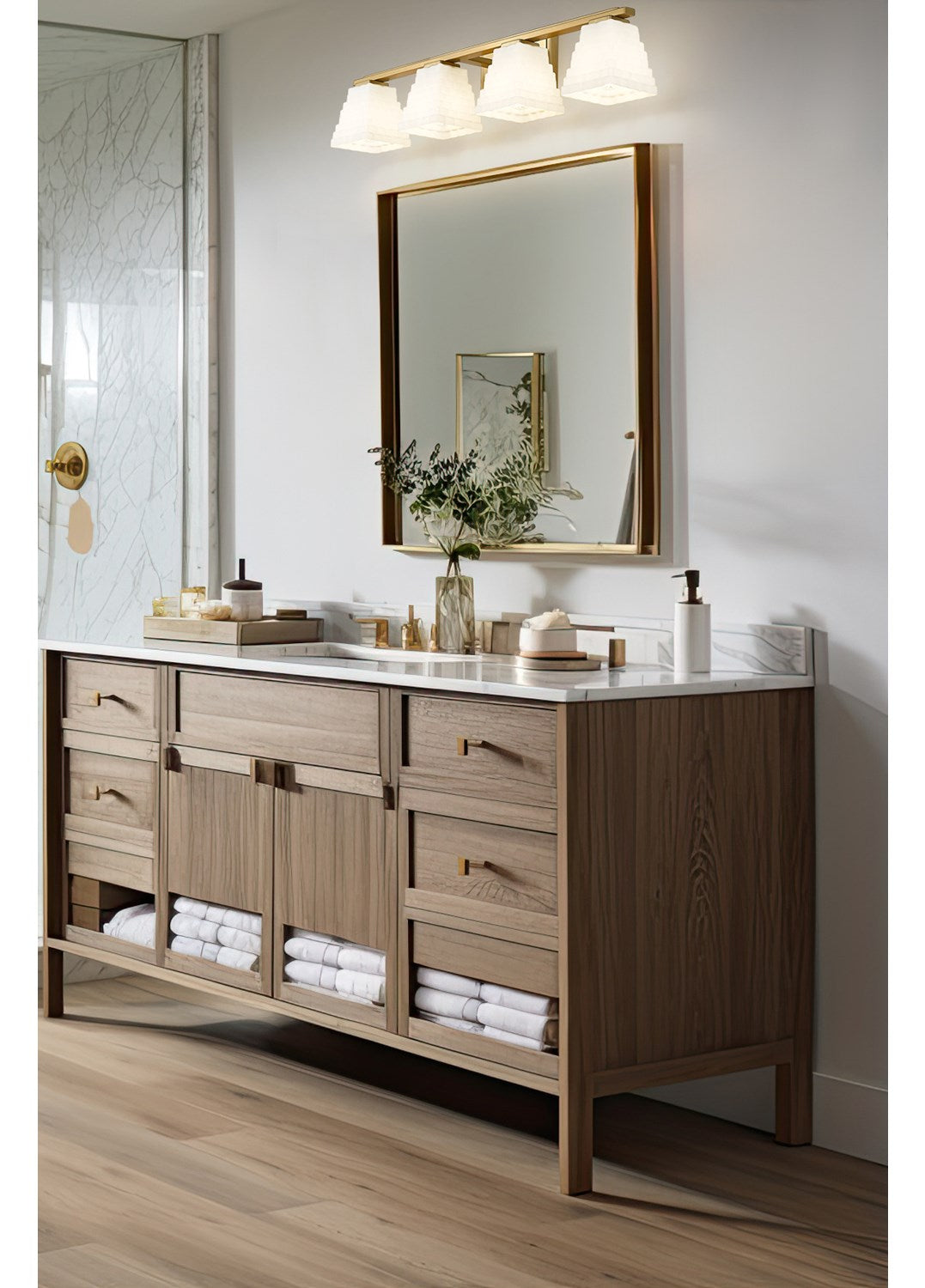 4 Light Vanity
