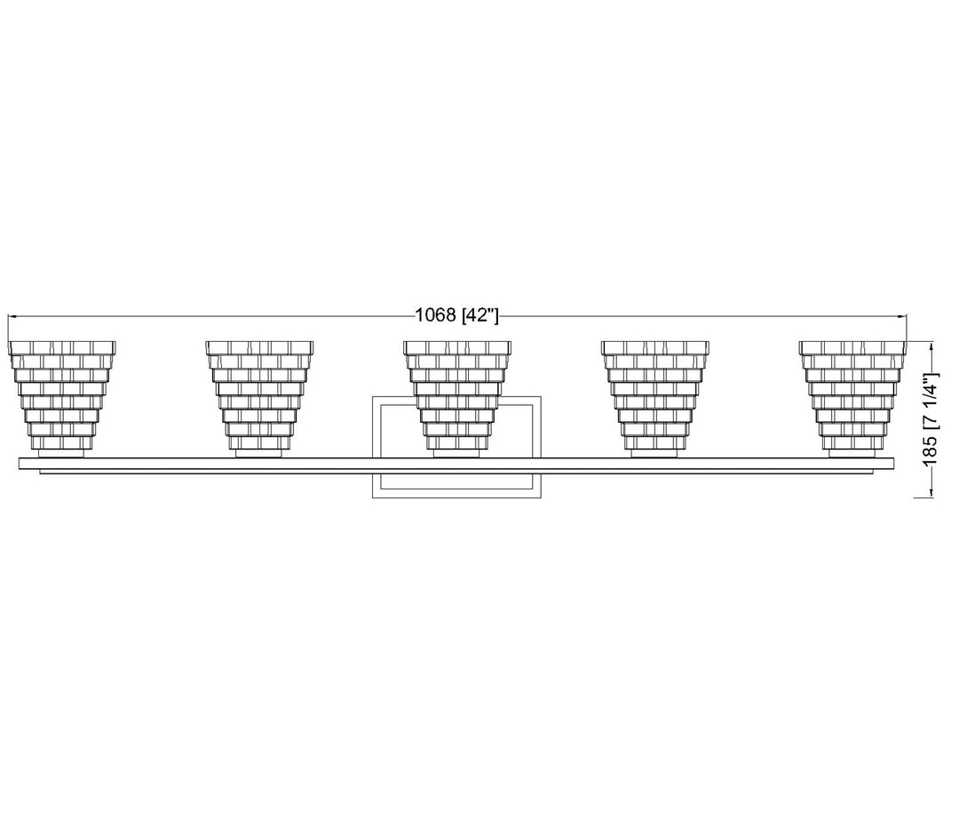 5 Light Vanity