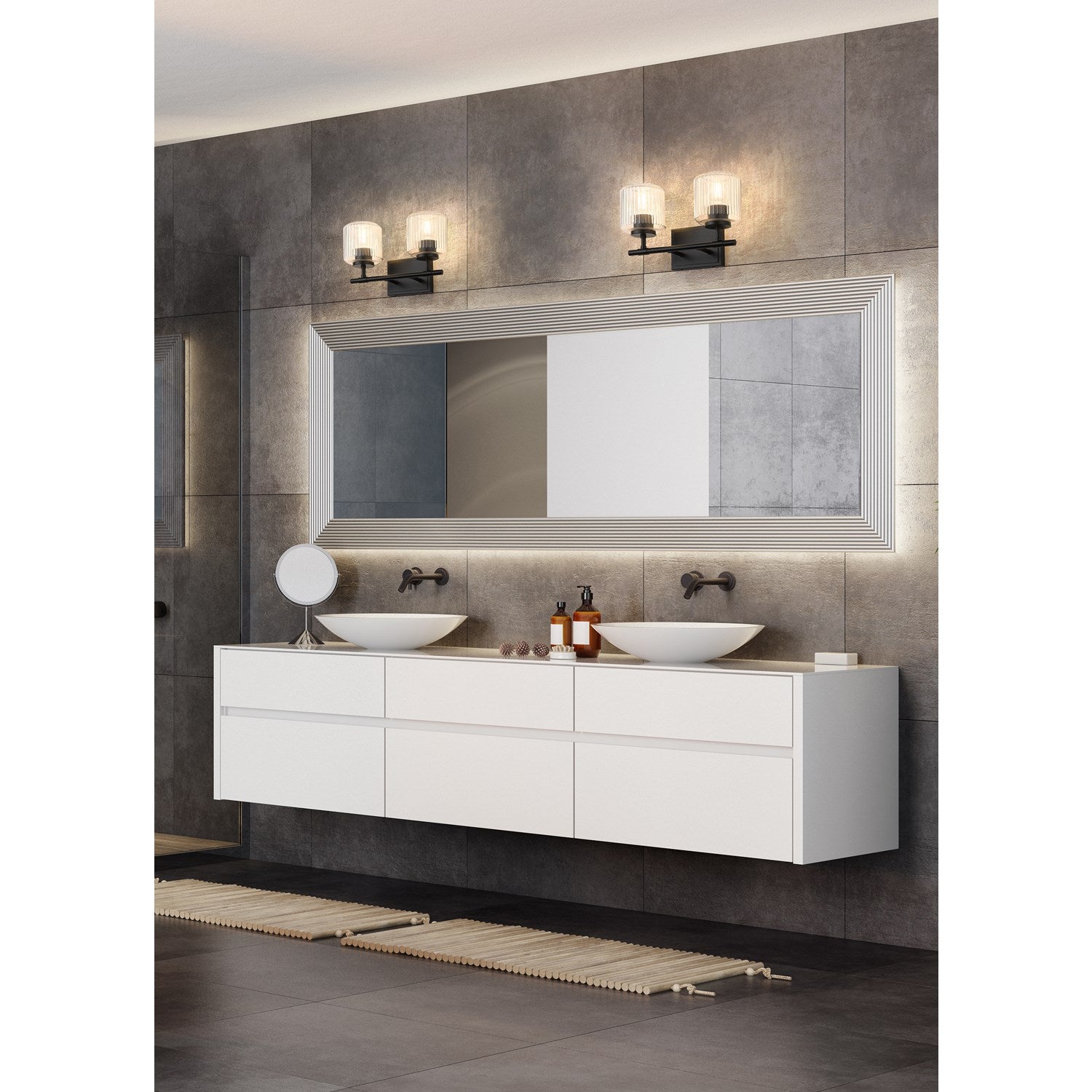 2 Light Vanity