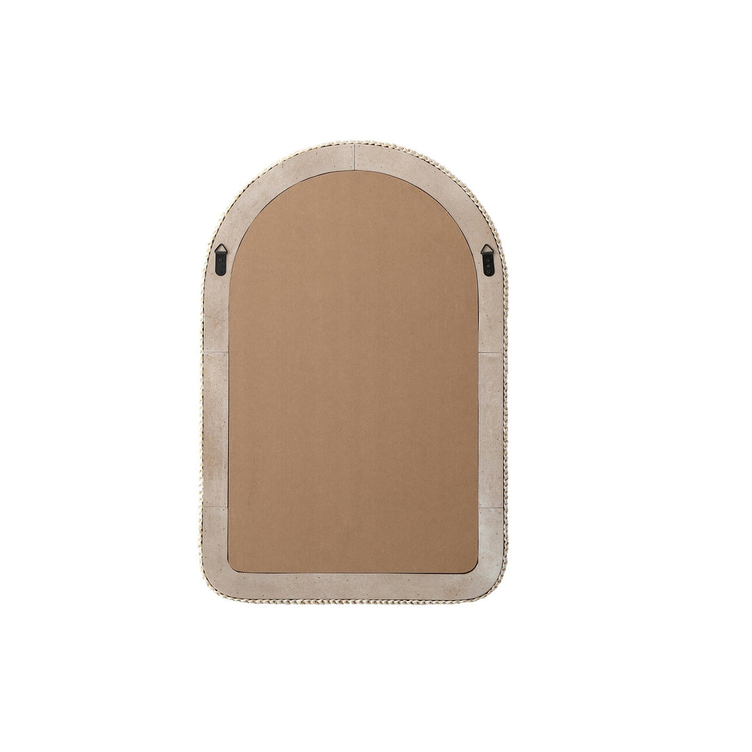 Arch Cornhusk Mirror 24X36 In Linen White