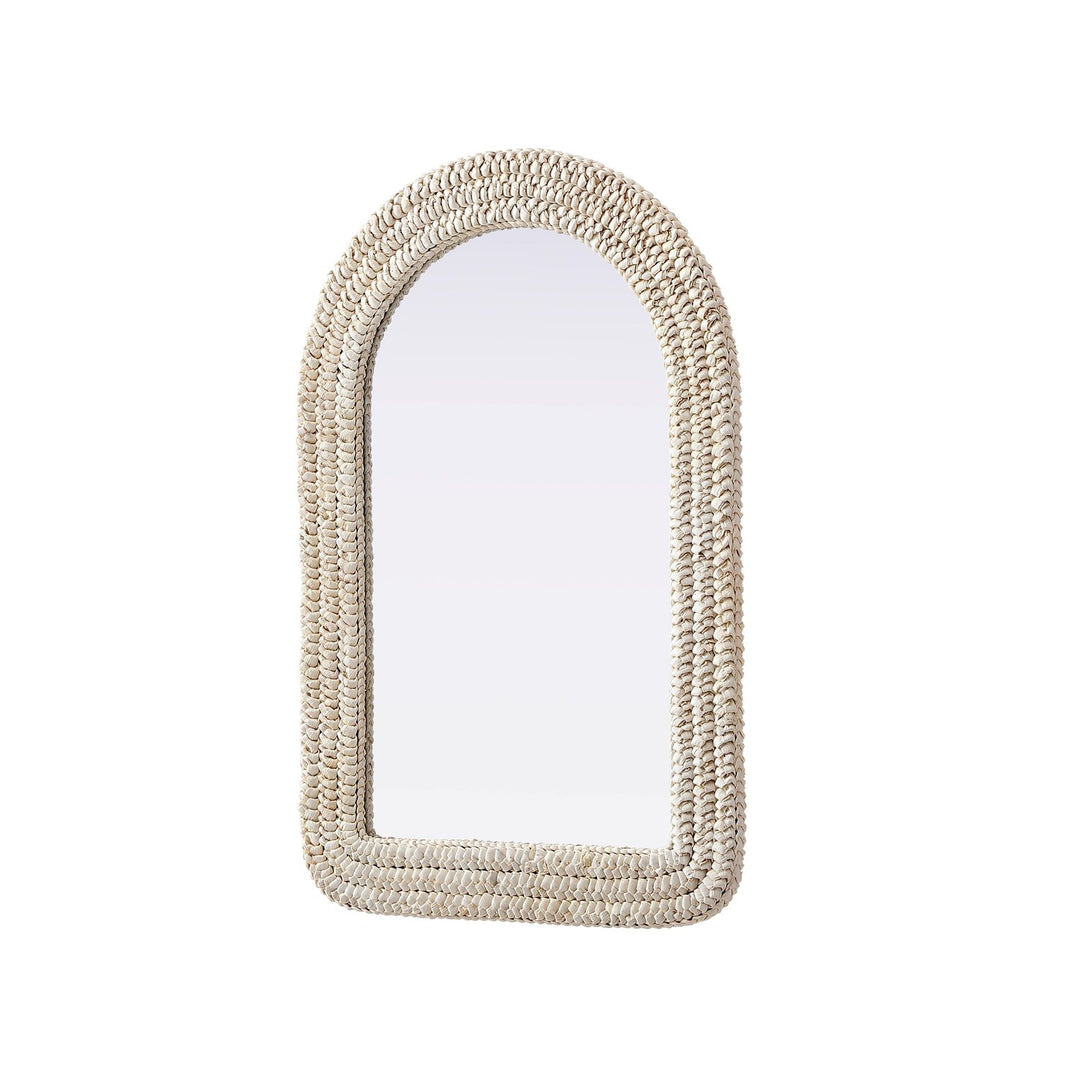 Arch Cornhusk Mirror 24X36 In Linen White