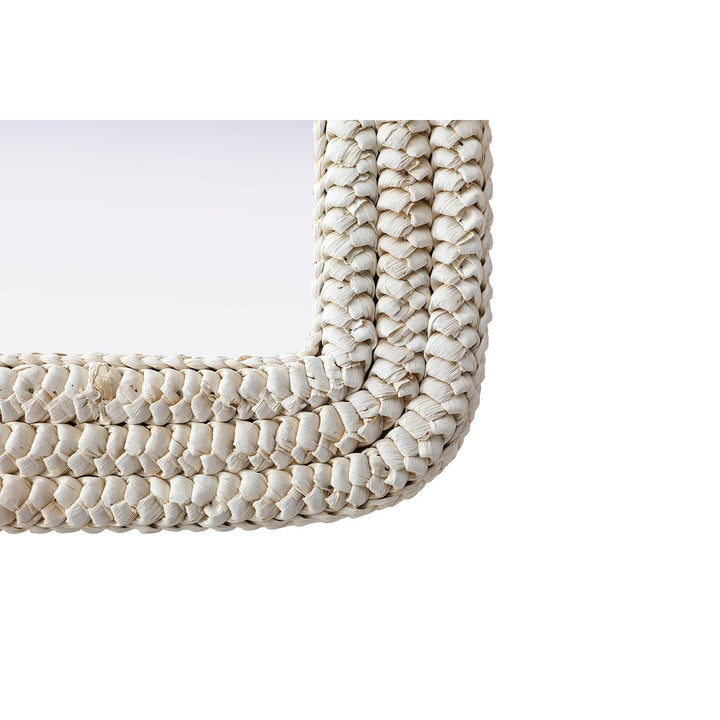 Arch Cornhusk Mirror 24X36 In Linen White