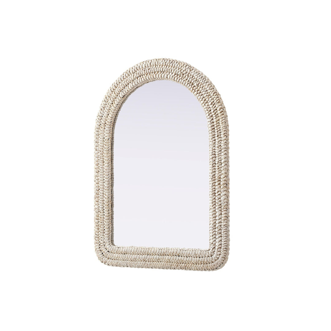 Arch Cornhusk Mirror 27X36 In Linen White
