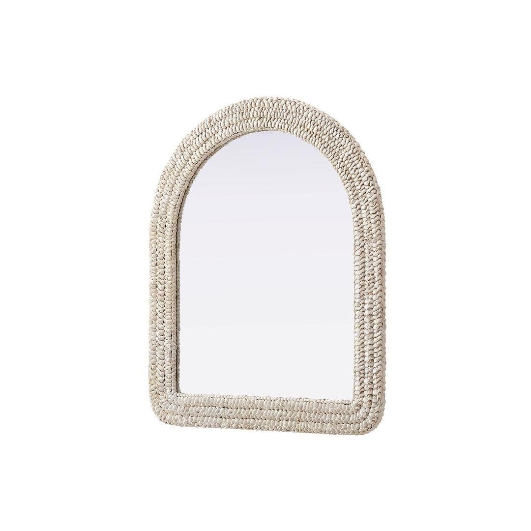 Arch Cornhusk Mirror 30X36 In Linen White