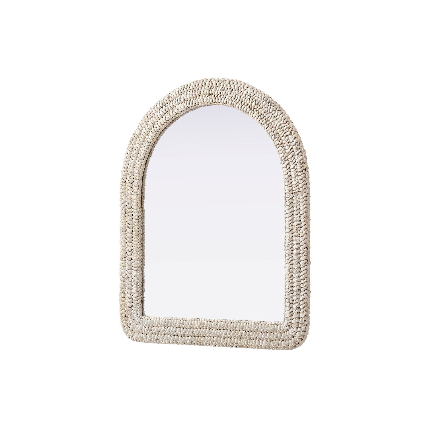 Arch Cornhusk Mirror 30X36 In Linen White