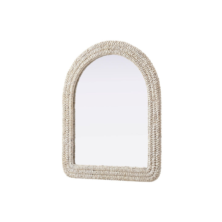 Arch Cornhusk Mirror 30X36 In Linen White