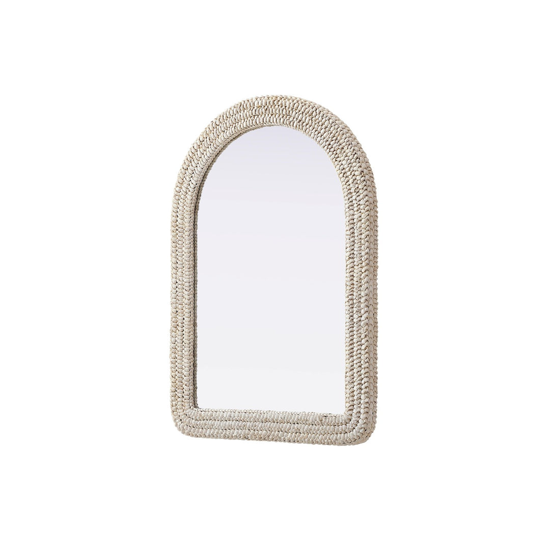 Arch Cornhusk Mirror 30X42 In Linen White