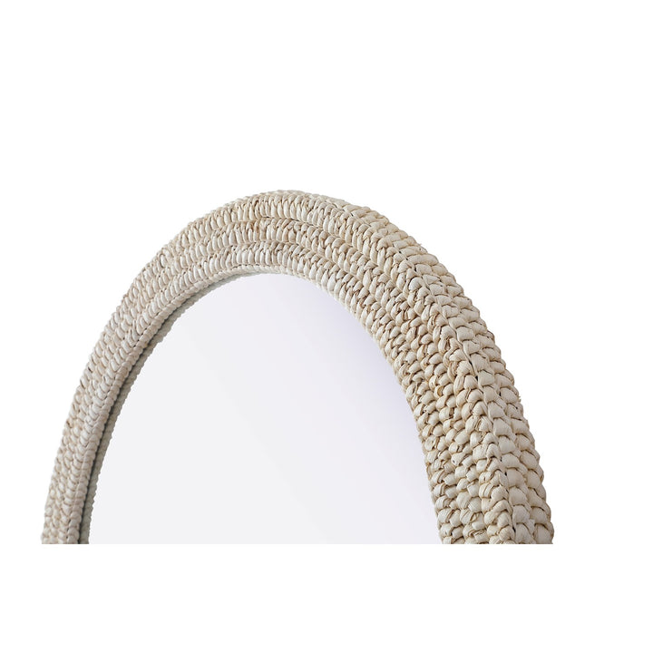 Arch Cornhusk Mirror 36X42 In Linen White