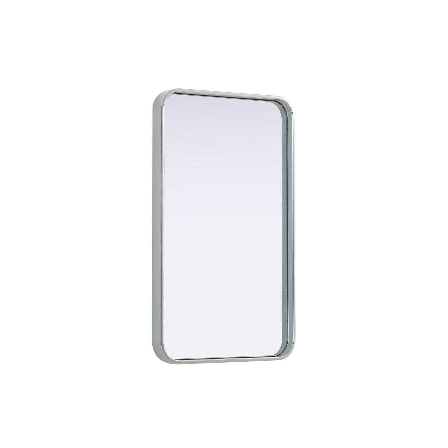 Contour Metal Rectangle Mirror 18X30 In Silver