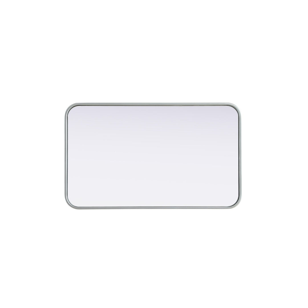 Contour Metal Rectangle Mirror 18X30 In Silver