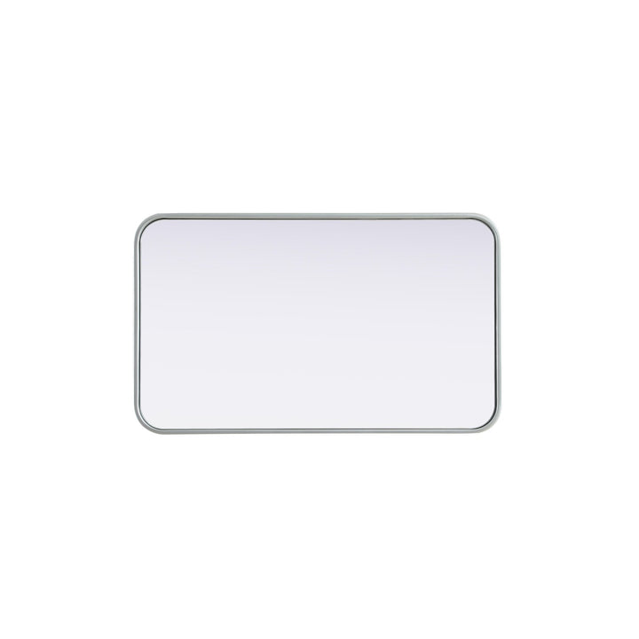 Contour Metal Rectangle Mirror 18X30 In Silver
