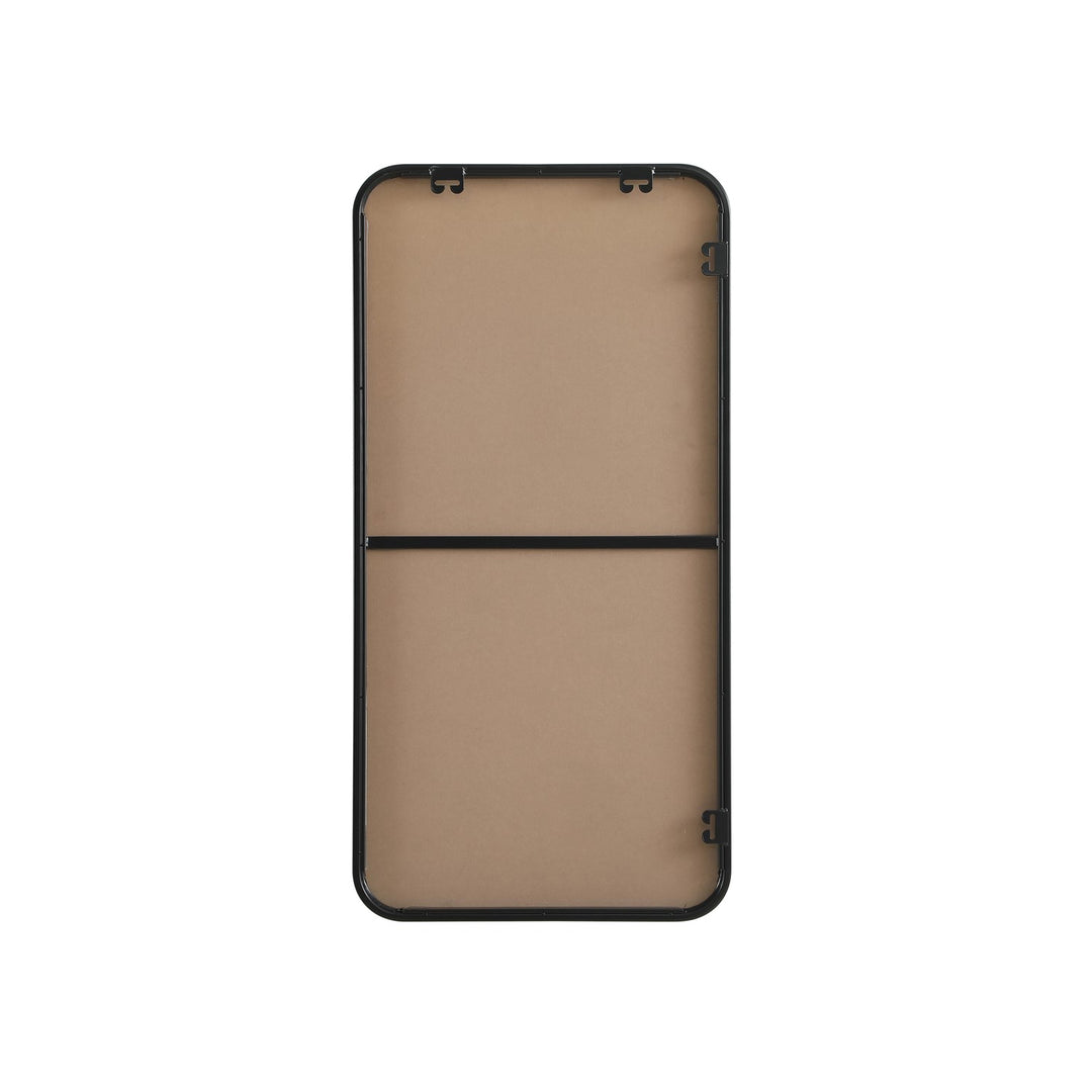 Contour Metal Rectangle Mirror 18X36 In Black