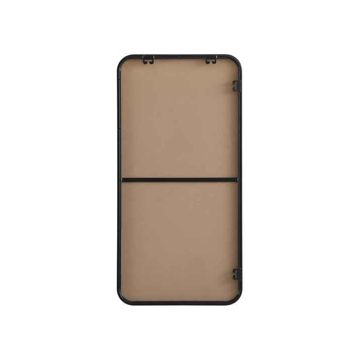 Contour Metal Rectangle Mirror 18X36 In Black