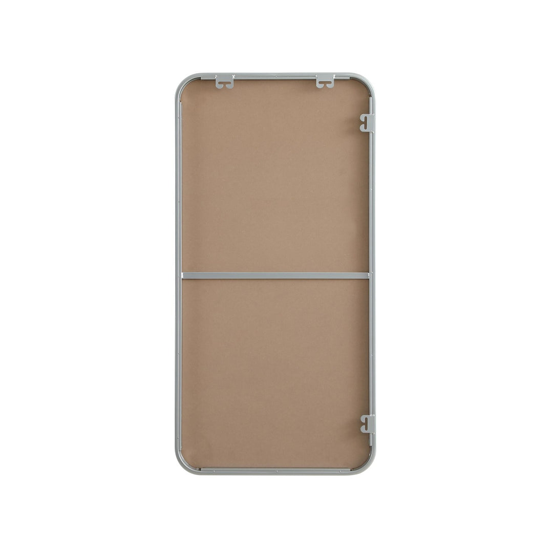 Contour Metal Rectangle Mirror 18X36 In Silver