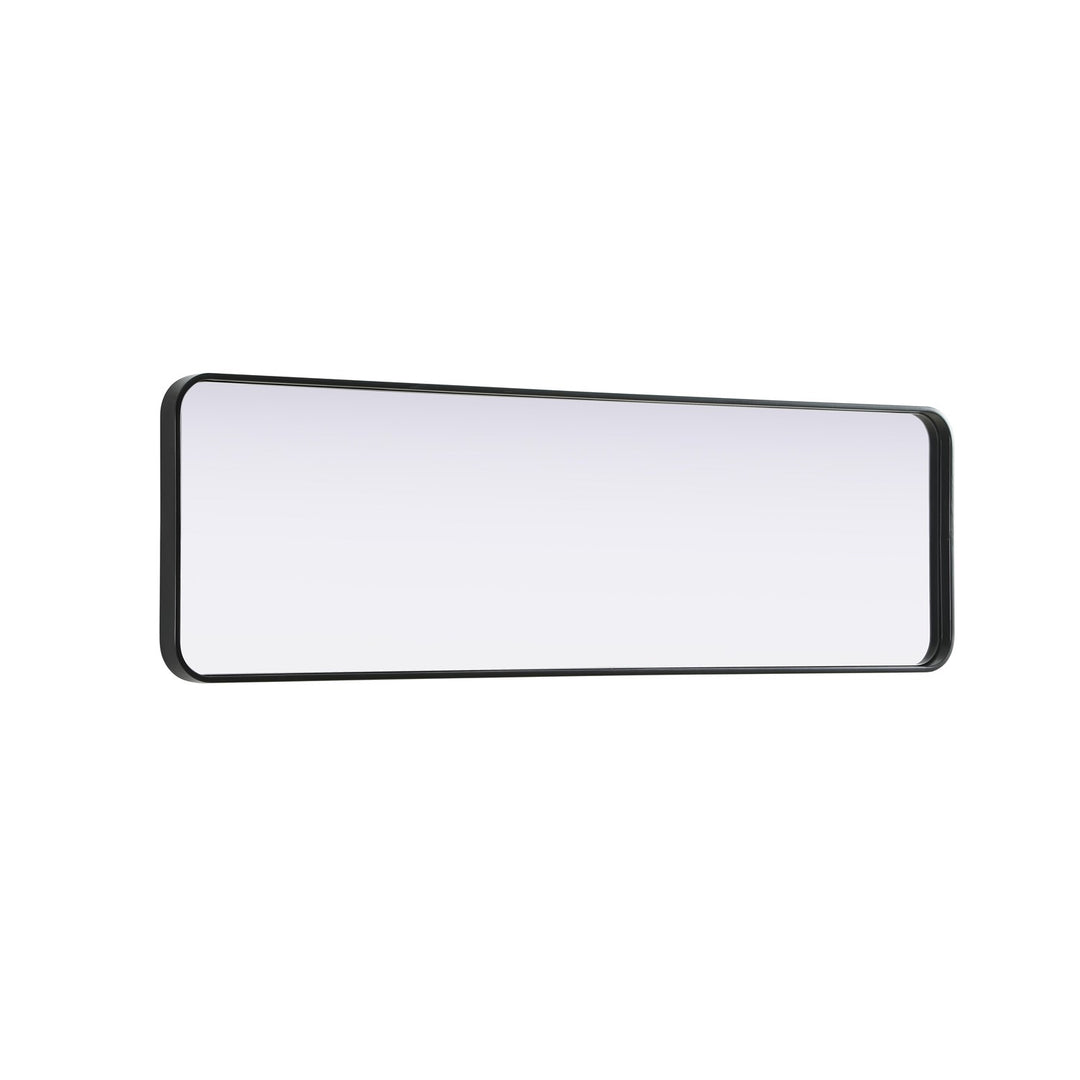 Contour Metal Rectangle Mirror 18X60 In Black