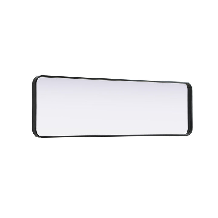 Contour Metal Rectangle Mirror 18X60 In Black