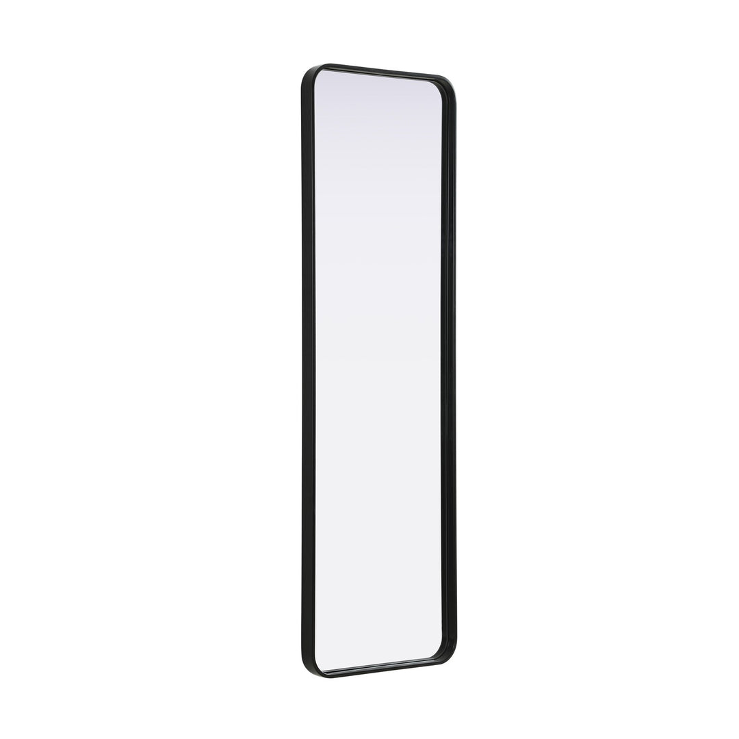 Contour Metal Rectangle Mirror 18X60 In Black