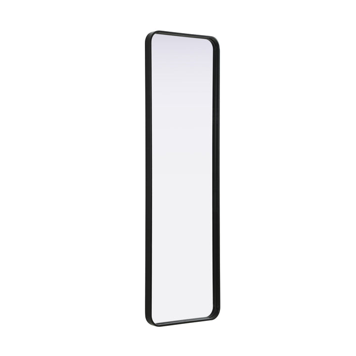 Contour Metal Rectangle Mirror 18X60 In Black