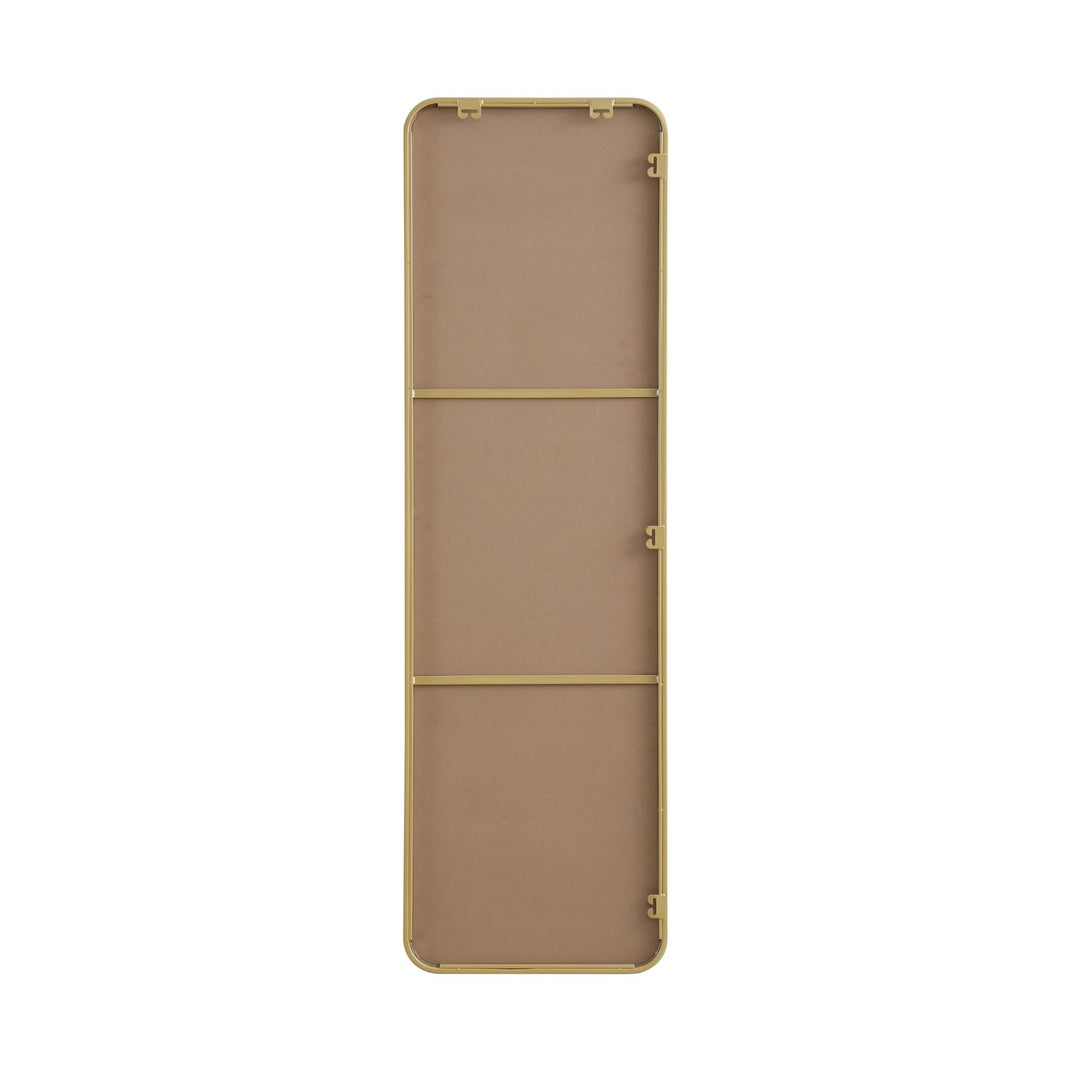 Contour Metal Rectangle Mirror 18X60 In Brass