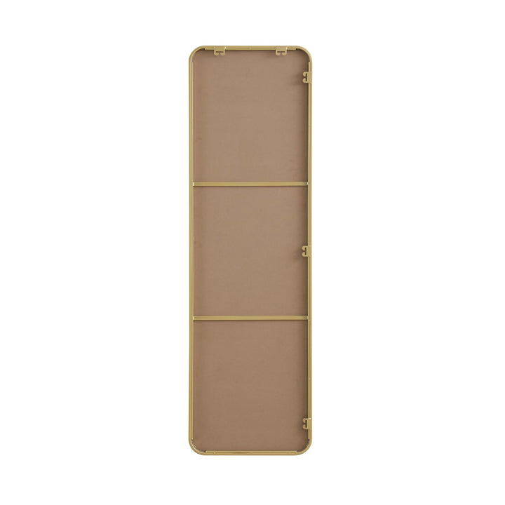 Contour Metal Rectangle Mirror 18X60 In Brass