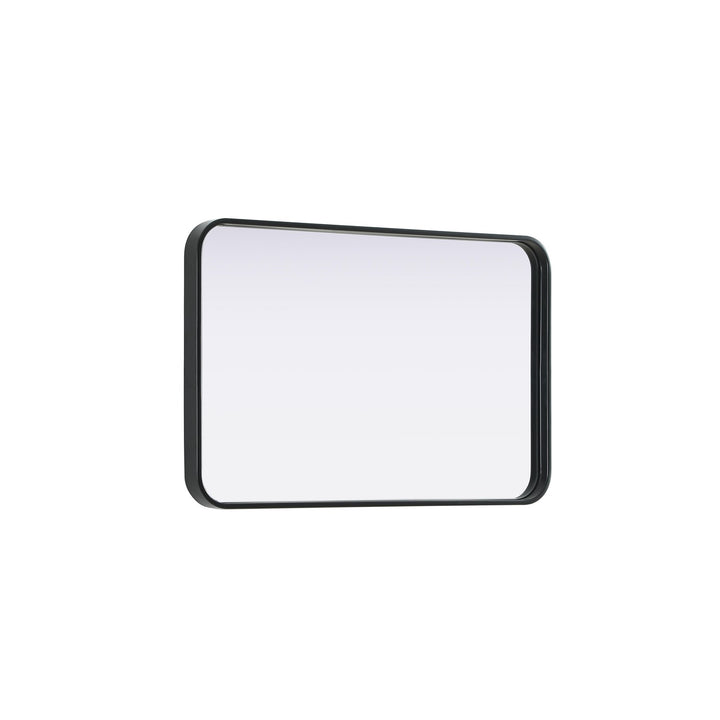 Contour Metal Rectangle Mirror 20X30 In Black