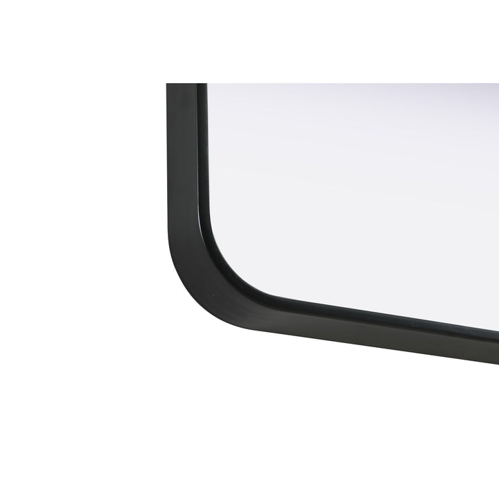 Contour Metal Rectangle Mirror 20X30 In Black