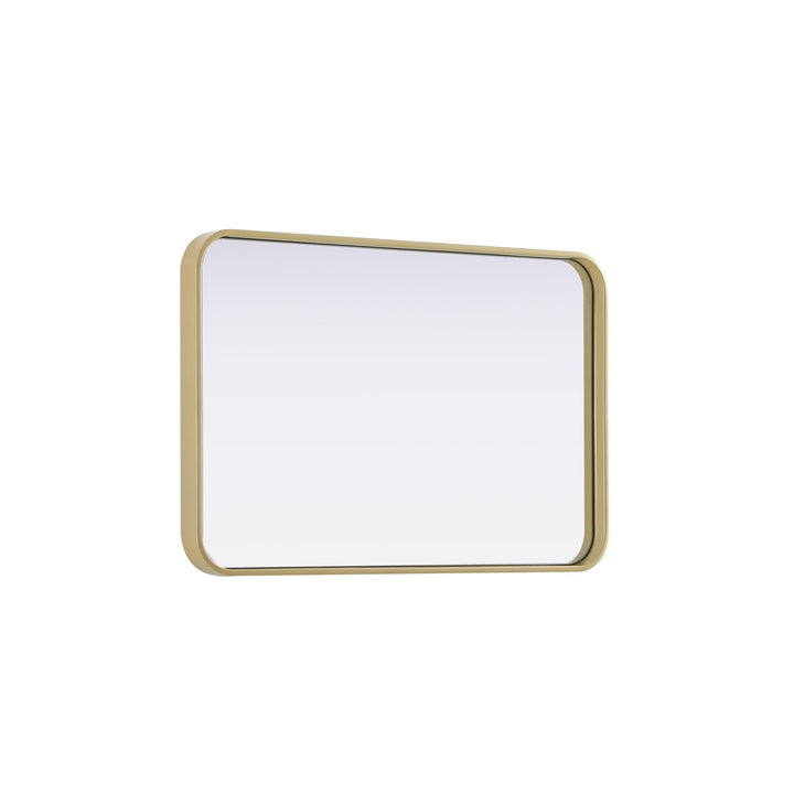 Contour Metal Rectangle Mirror 20X30 In Brass