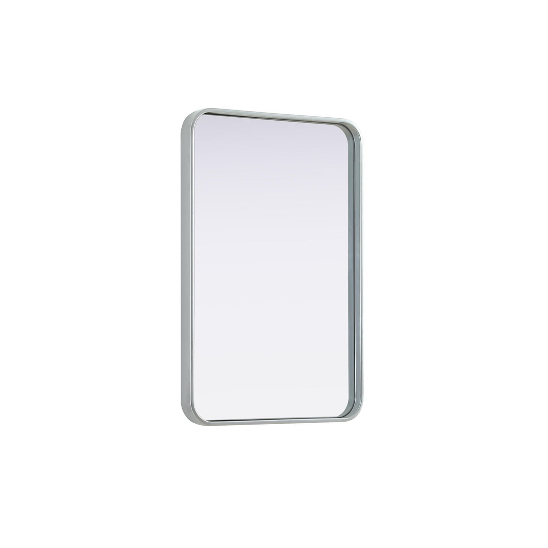 Contour Metal Rectangle Mirror 20X30 In Silver