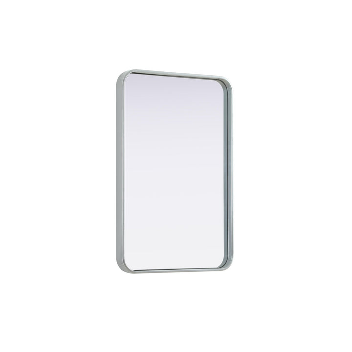 Contour Metal Rectangle Mirror 20X30 In Silver