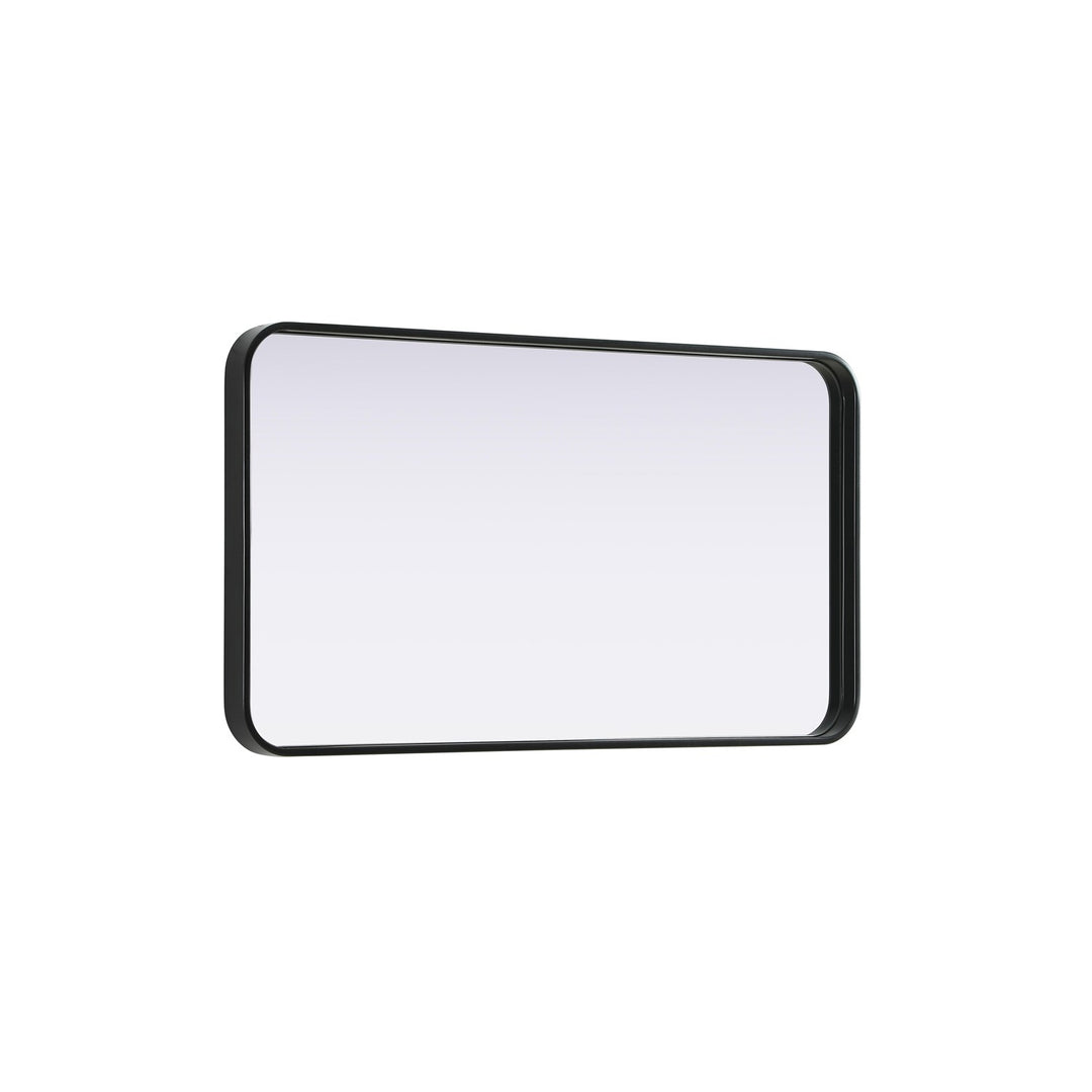 Contour Metal Rectangle Mirror 20X36 In Black