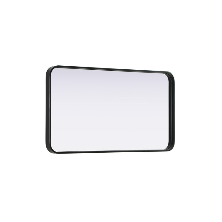 Contour Metal Rectangle Mirror 20X36 In Black