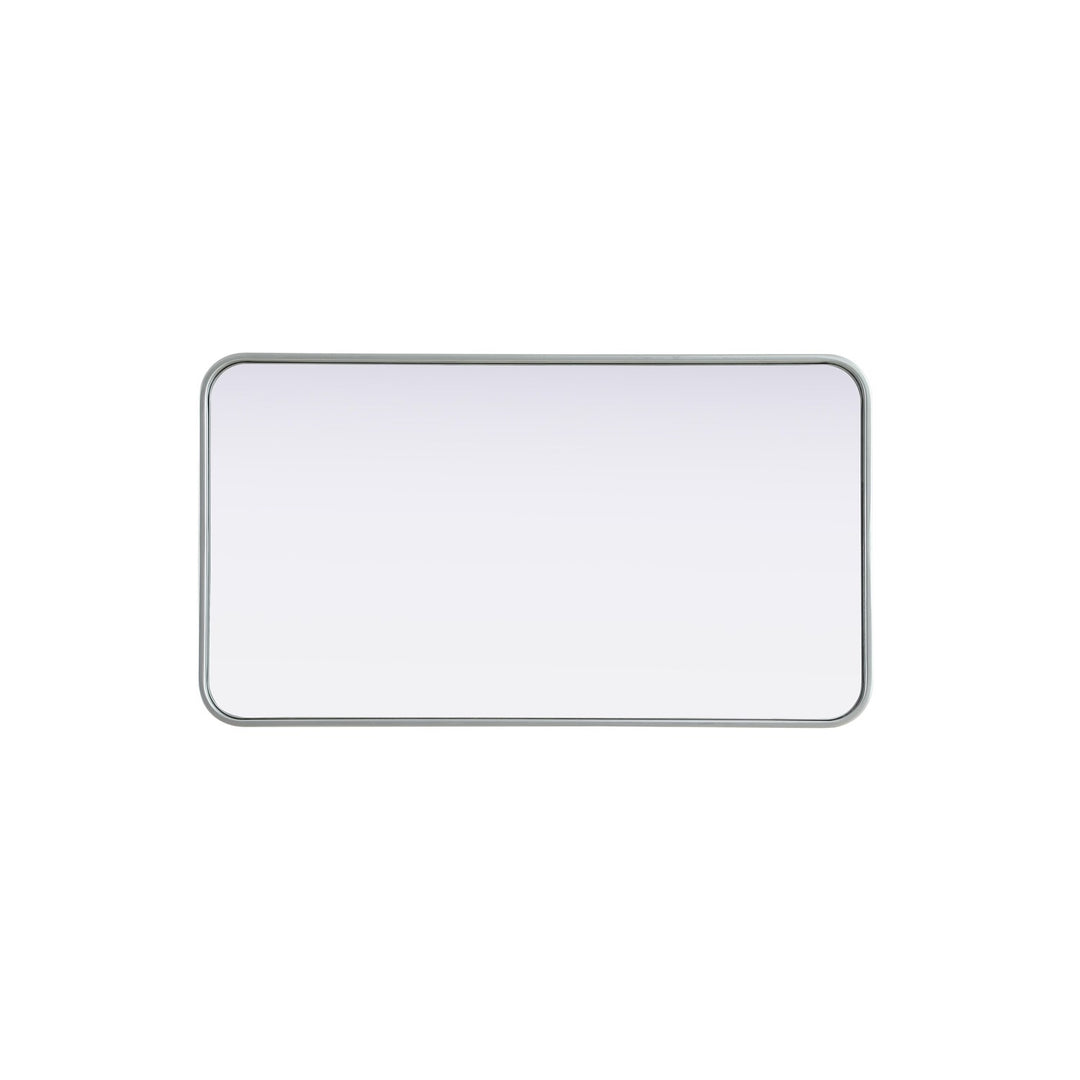 Contour Metal Rectangle Mirror 20X36 In Silver