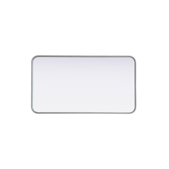 Contour Metal Rectangle Mirror 20X36 In Silver