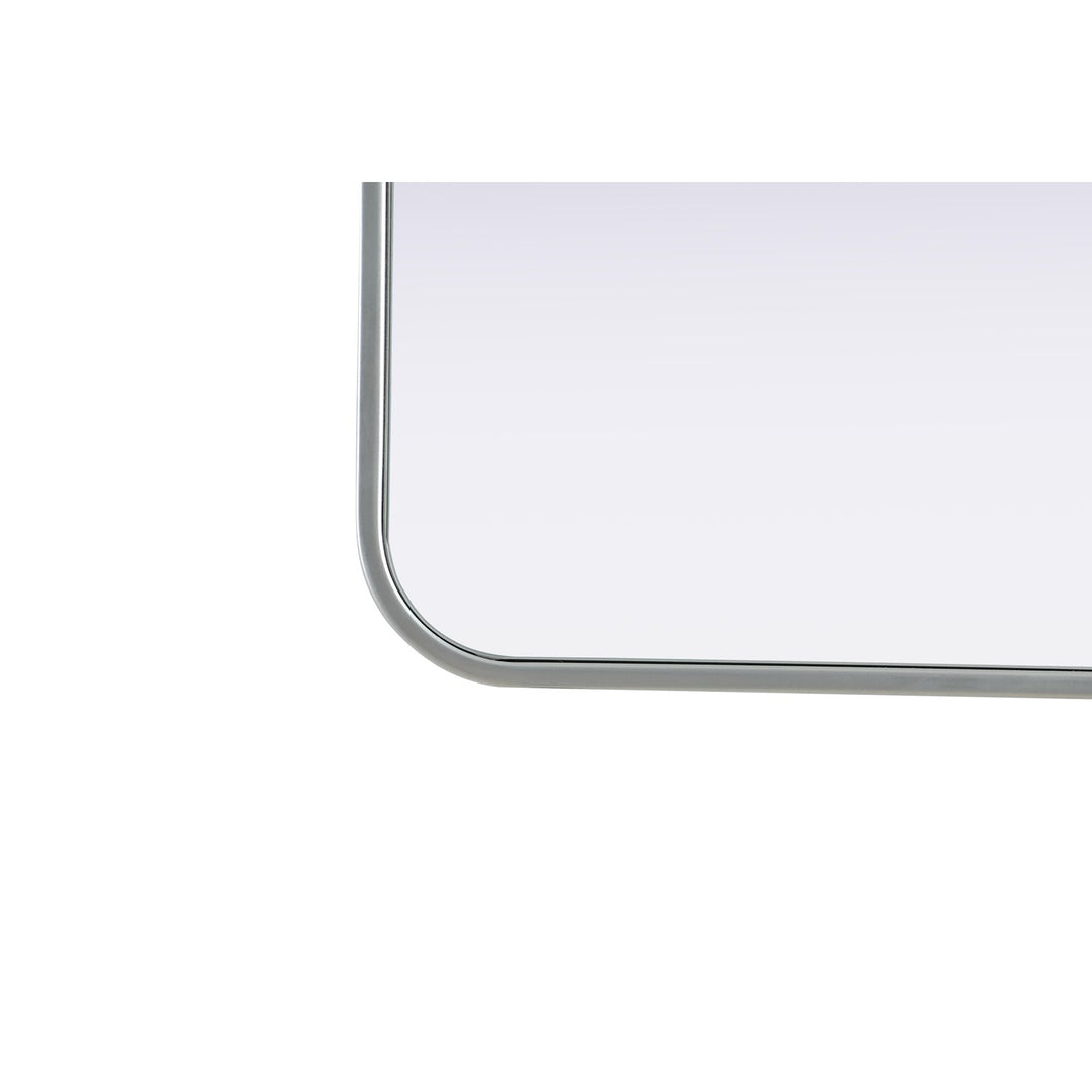 Contour Metal Rectangle Mirror 20X36 In Silver