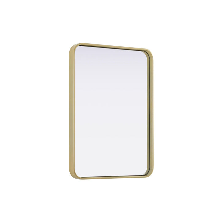 Contour Metal Rectangle Mirror 22X30 In Brass
